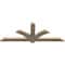 Ekena Millwork Redmond Rough Sawn Timber Gable Bracket, Douglas Fir, 60"W x 22"H x 2"D x 4"F, 9/12 Pitch GBW060X22X0204RED00RDF - alternate 5